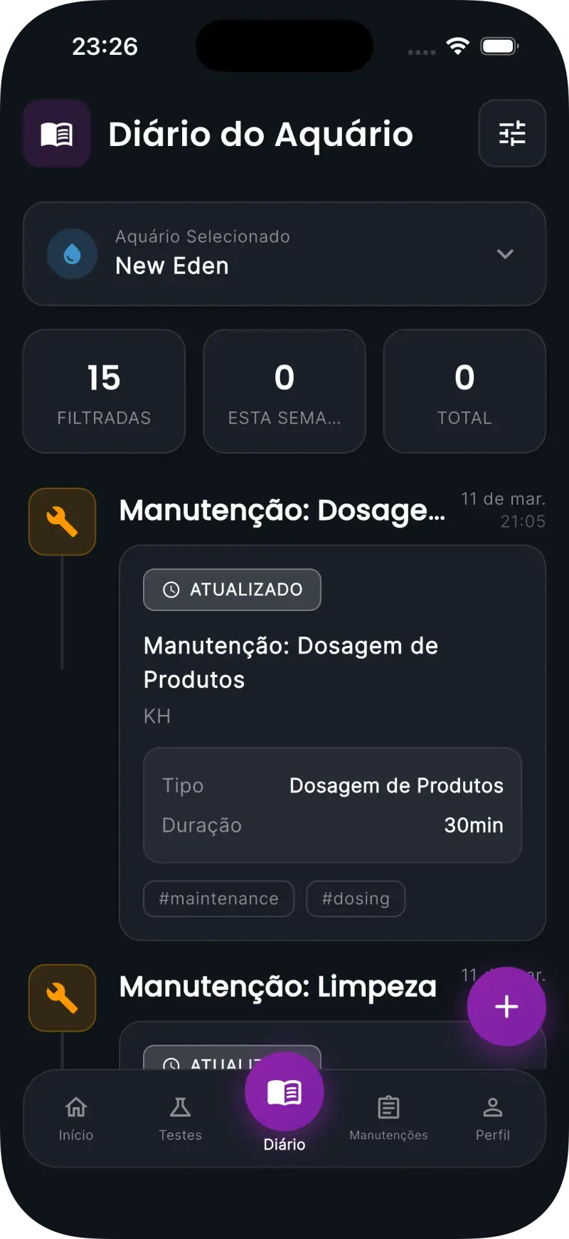 Diário do Aquário